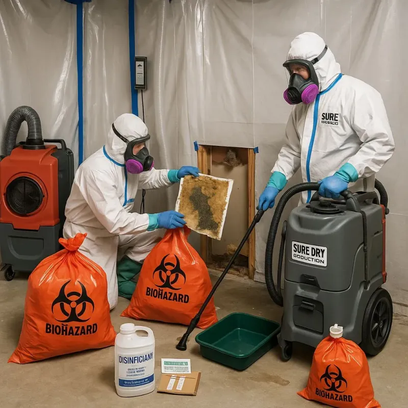 Contaminated Water Handling Protocols process in Park City, KS